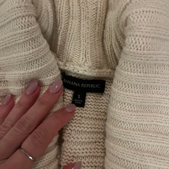 Banana republic Fringed Cream Sweater - Picture 2 of 2